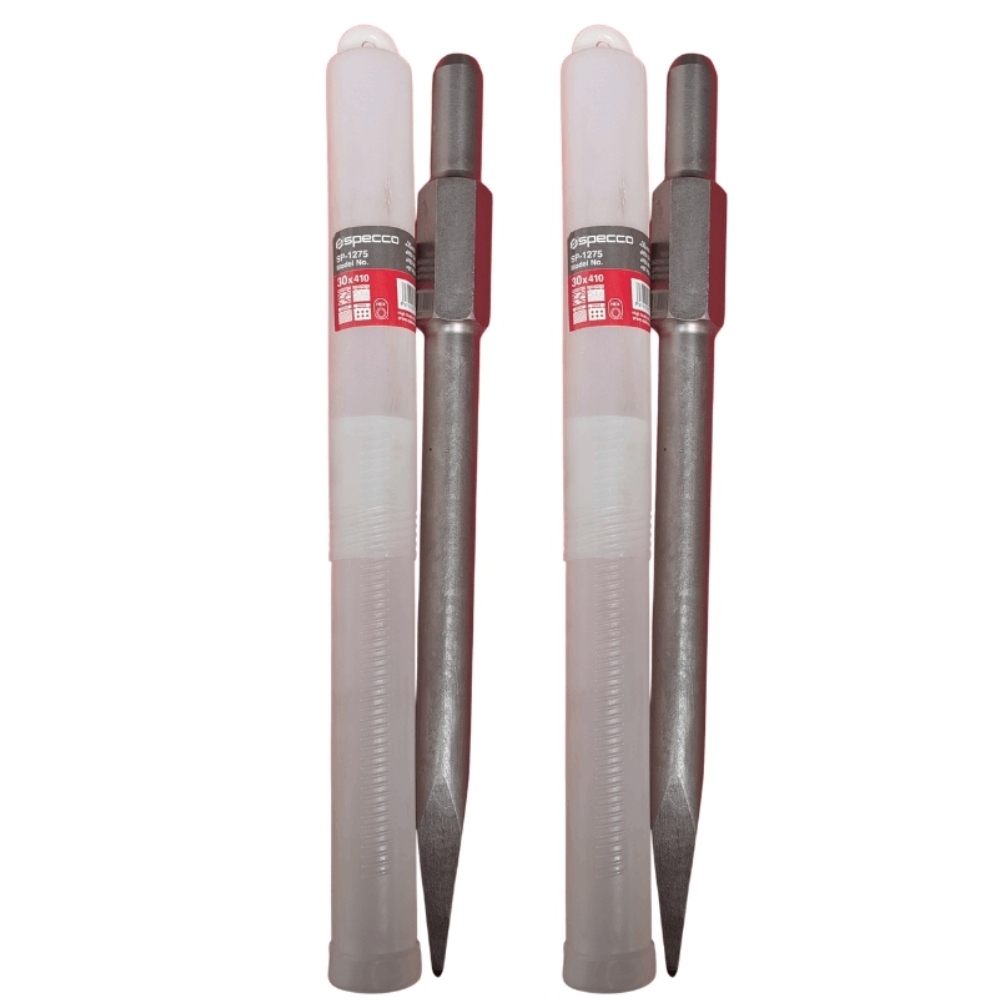 Hex Chisel Bit Flat 30*410 Pack of 2