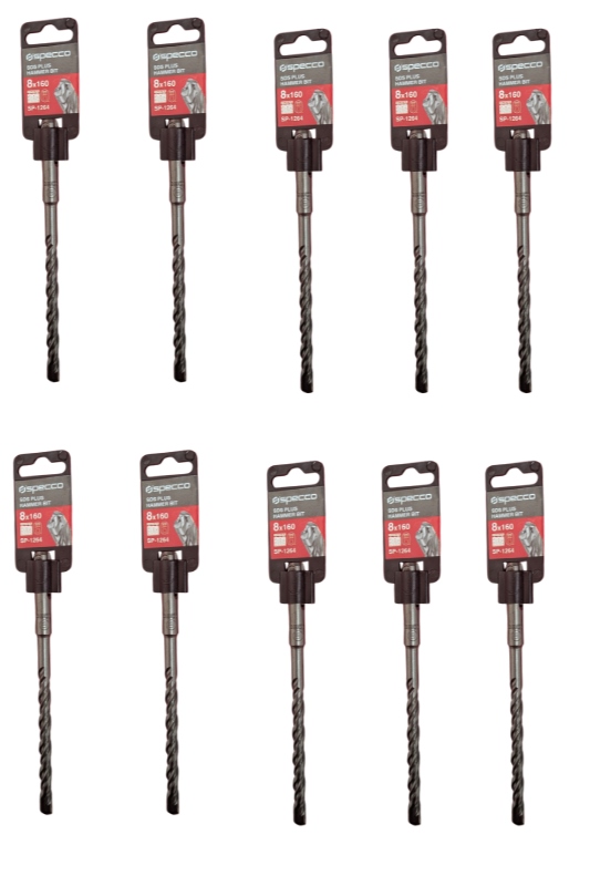 SDS Plus Hammer Bit 8*160 Pack of 10