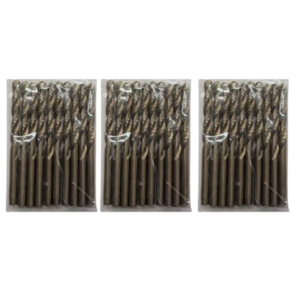 6mm 10Pcs HSS DRILL BIT SET Pack of 3