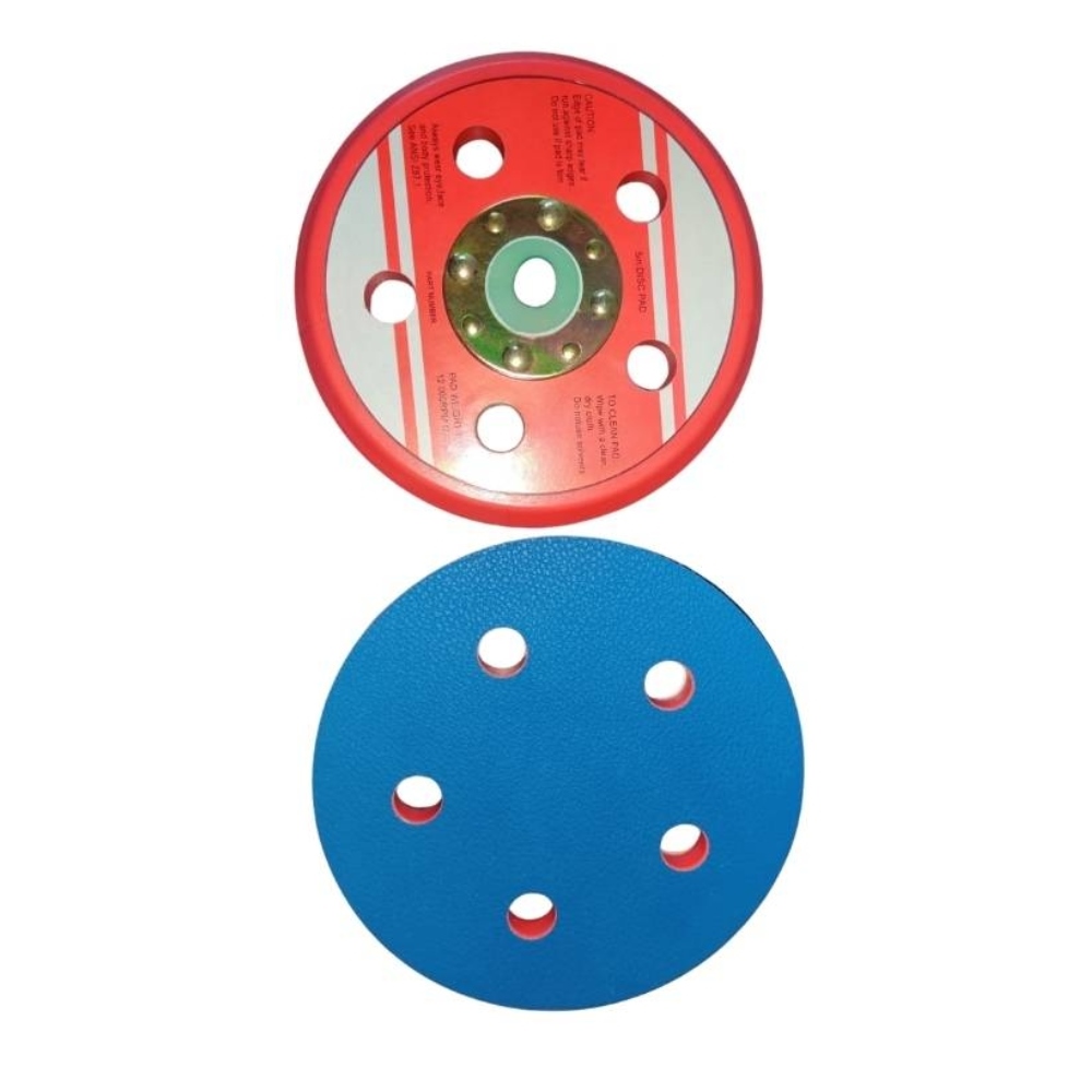 AGT Backup Pad 5 Inch 5 Holes Red PSA Sanding Pad Pack of 2