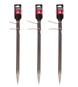 Hex Chisel Bit Point 17*400 Pack of 3