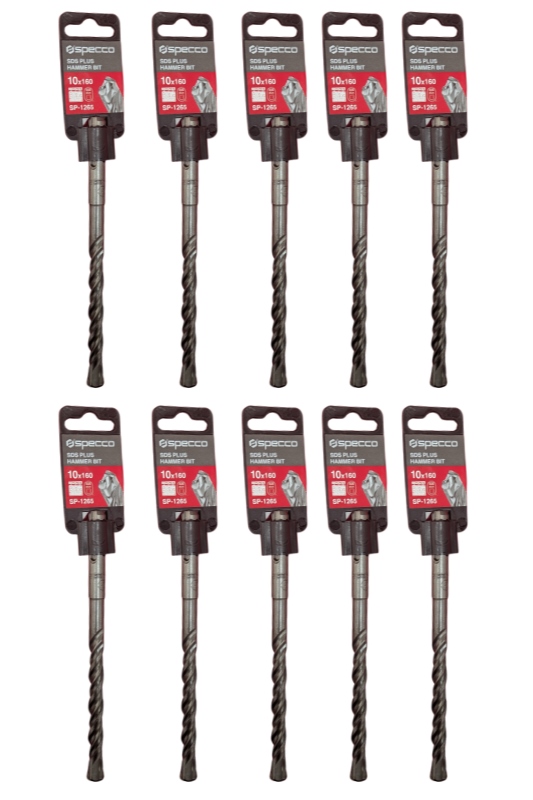 SDS Plus Hammer Bit 10*160 Pack of 10