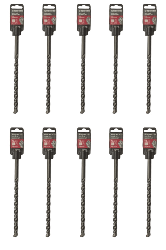 SDS plus Hammer Bit 12*210mm Pack of 10