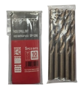10mm 5Pcs HSS DRILL BIT SET Pack of 2