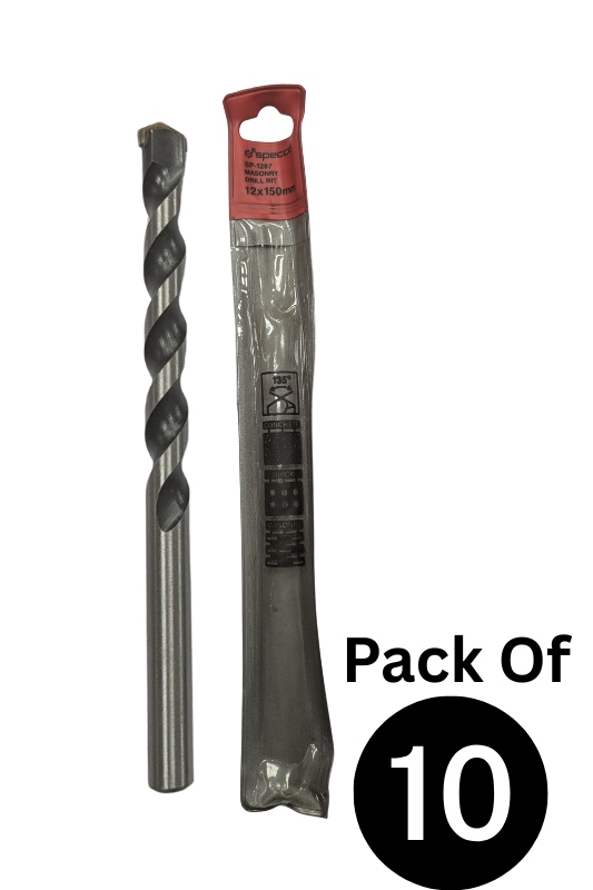 Masonry Drill Bit 12*150 Pack of 10