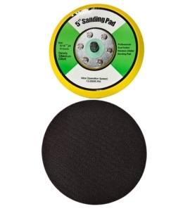 5 Inch No holes Pneumatic Backup Pad Pack Of 5