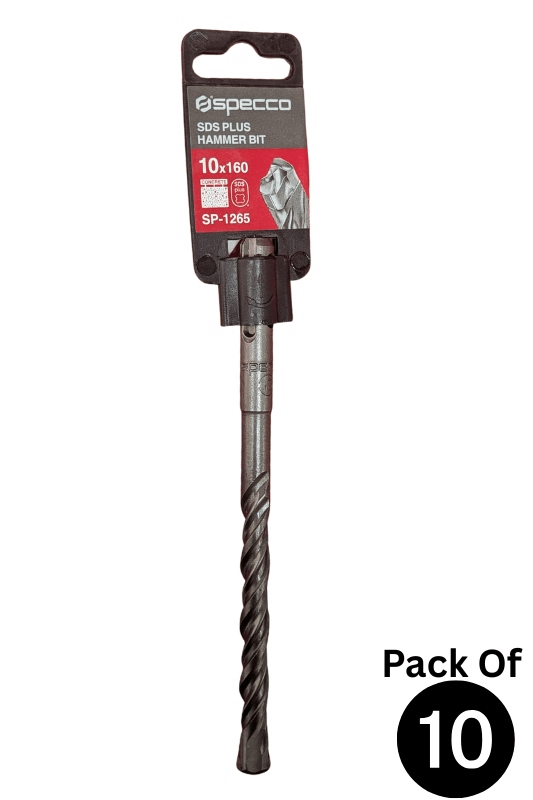 SDS Plus Hammer Bit 10*160 Pack of 10