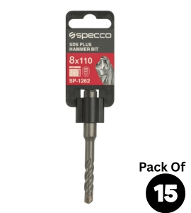 SDS Plus Hammer Bit 8*110mm Pack of 15