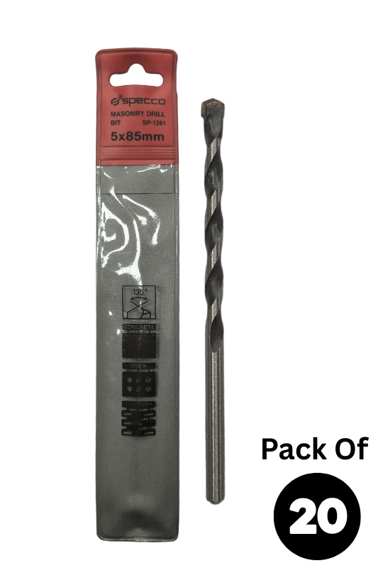 Masonry Drill Bit 5*85mm Pack of 30