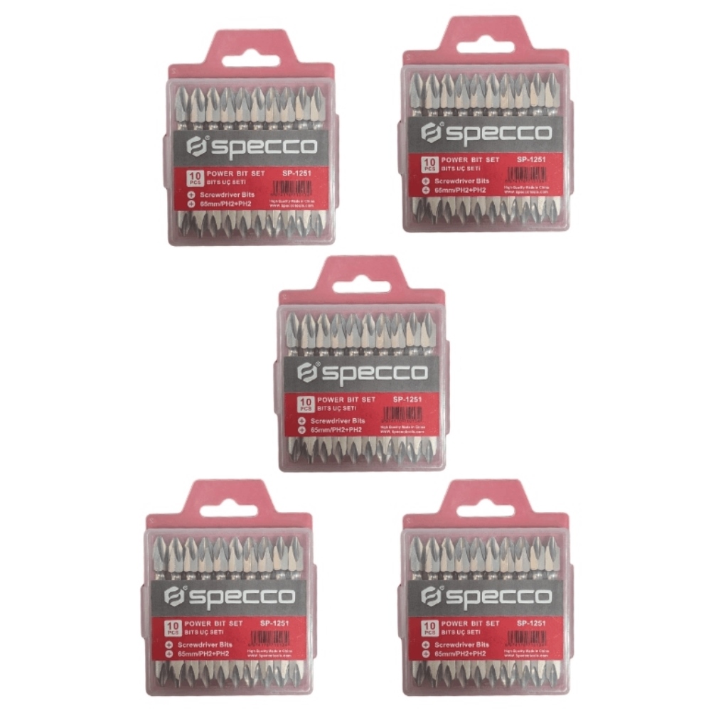 10 Pcs Power Bit Set Pack of 5