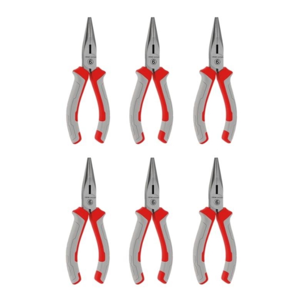 Long nose plier 6inch Pack of 6
