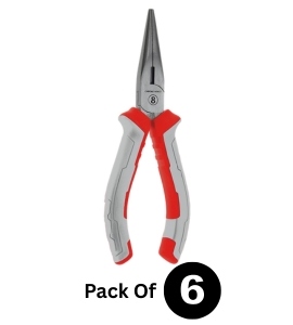 Long nose plier 8inch Pack of 6