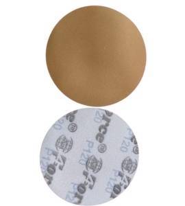 5 Inch No Holes Gold 120 Grit Velcro Disc Pack of 100