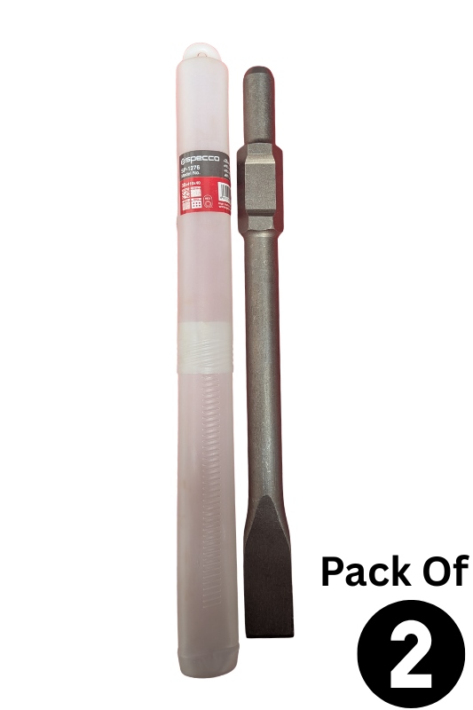 Hex Chisel Bit Flat 30*410*40 Pack of 2