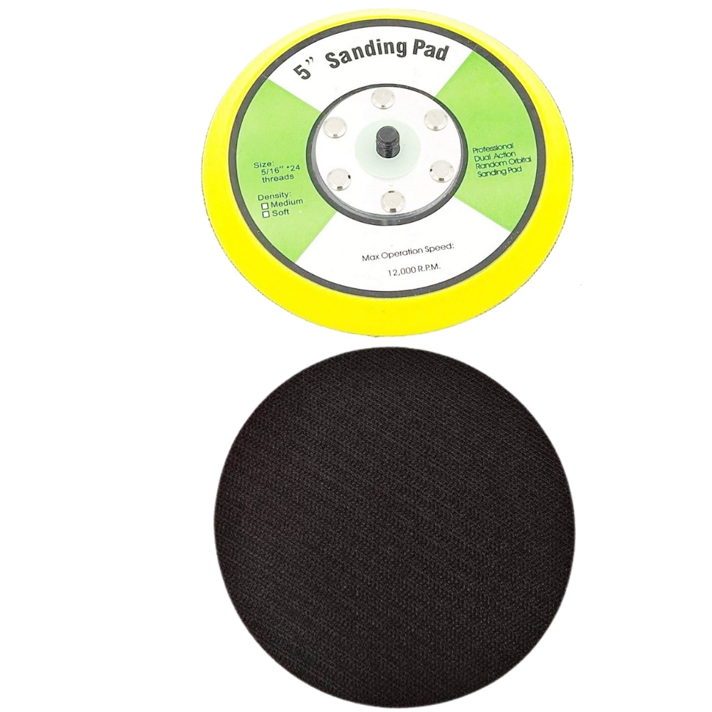 AGT Force 5 Inch No holes Pneumatic Backup Pad Pack Of 5