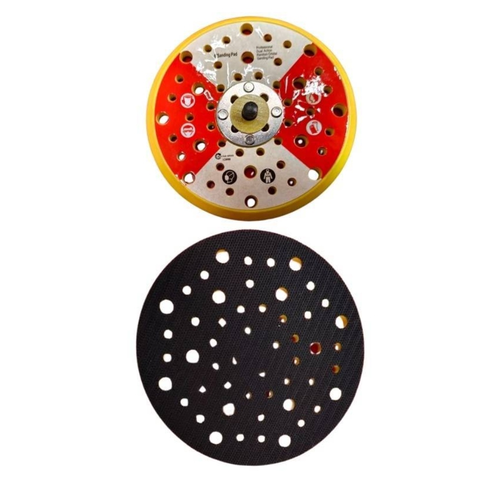 AGT Force 6 Inch 52 Holes Pneumatic Velcro Backup Pad Pack of 5