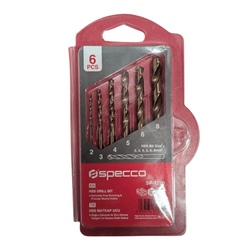 Specco HSS DRILL BIT SET Pack of 5
